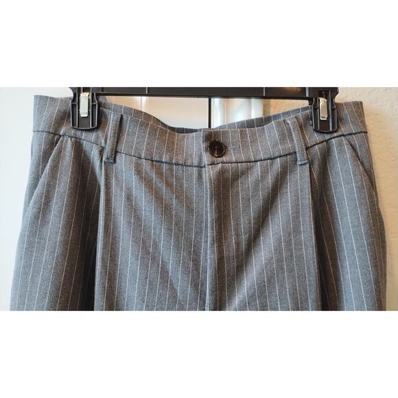 Zara Gray Pinstripe Jumpsuit - Picture 2 of 13